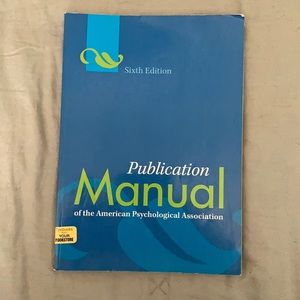 Publication Manual of the APA